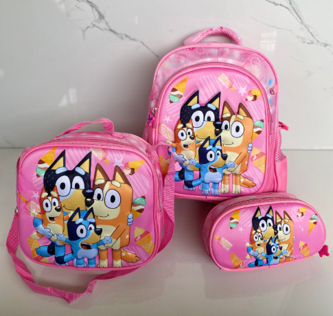 Morral Trío Escolar + Cartuchera para Niñ@s