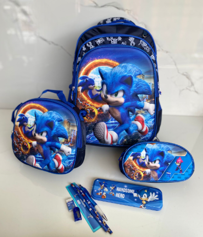 Morral Trío Escolar + Cartuchera para Niñ@s