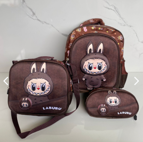 Morral Trío Escolar + Cartuchera para Niñ@s