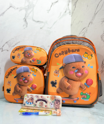 Morral Trío Escolar + Cartuchera para Niñ@s