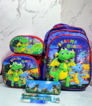 Morral Trío Escolar + Cartuchera para Niñ@s