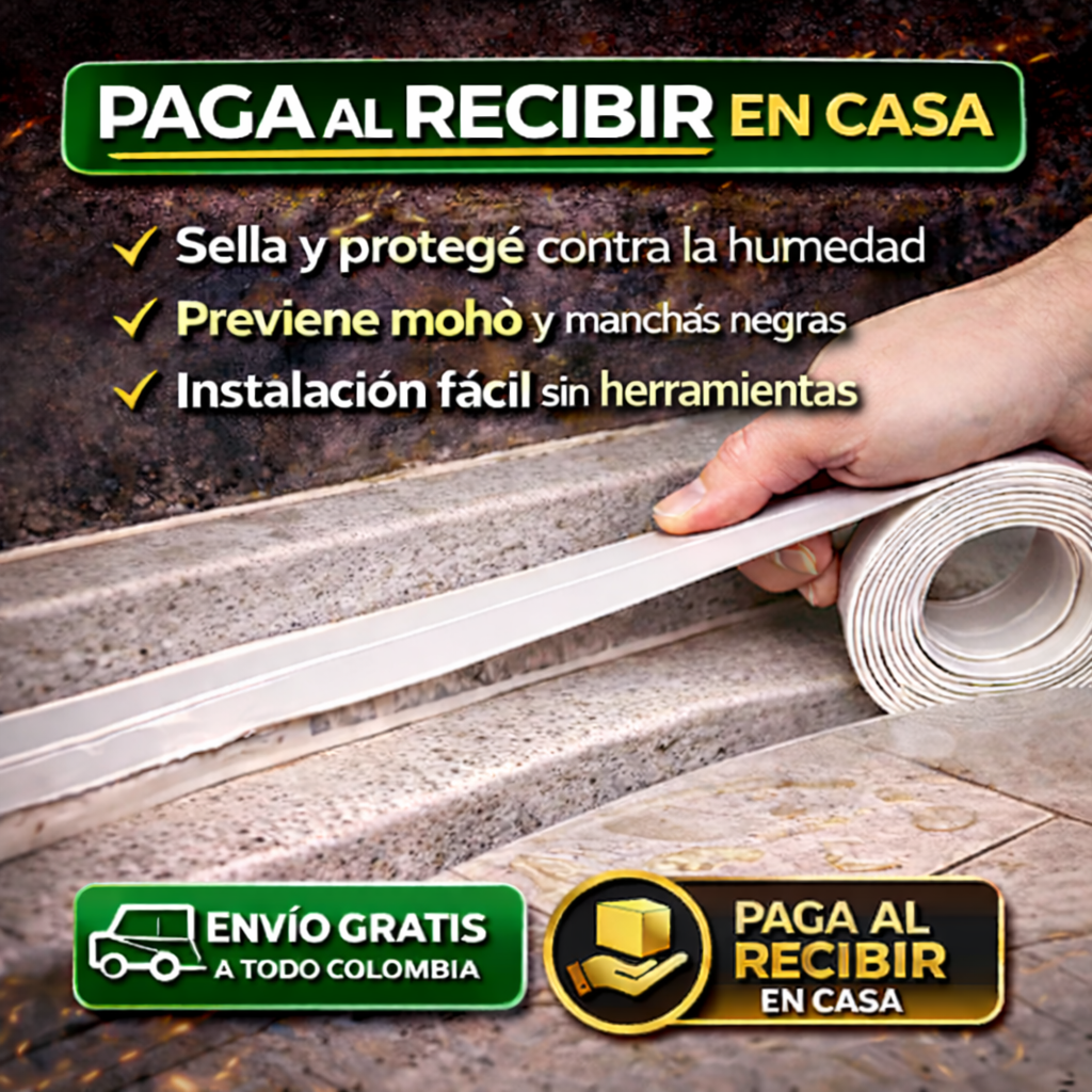 Elimina y sella la humedad en segundos con la Cinta Selladora De Humedad HydroSeal®