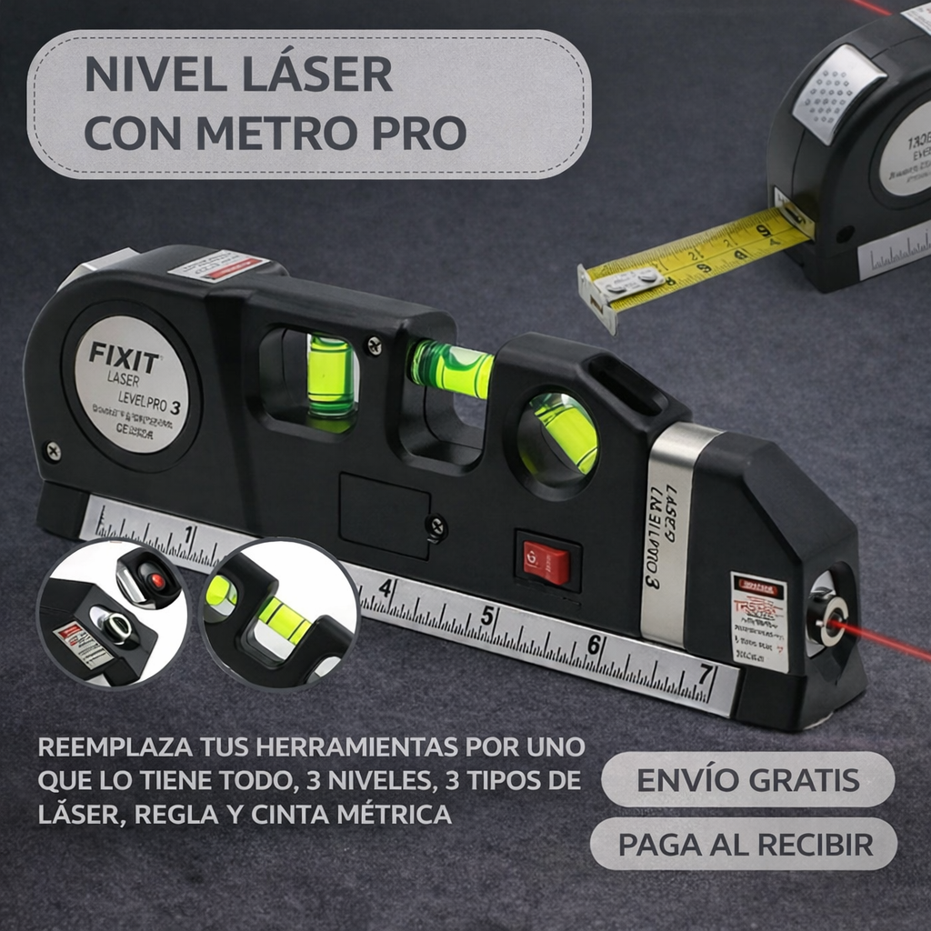 Nivel Lazer Con Metro LaserMeasure Pro®