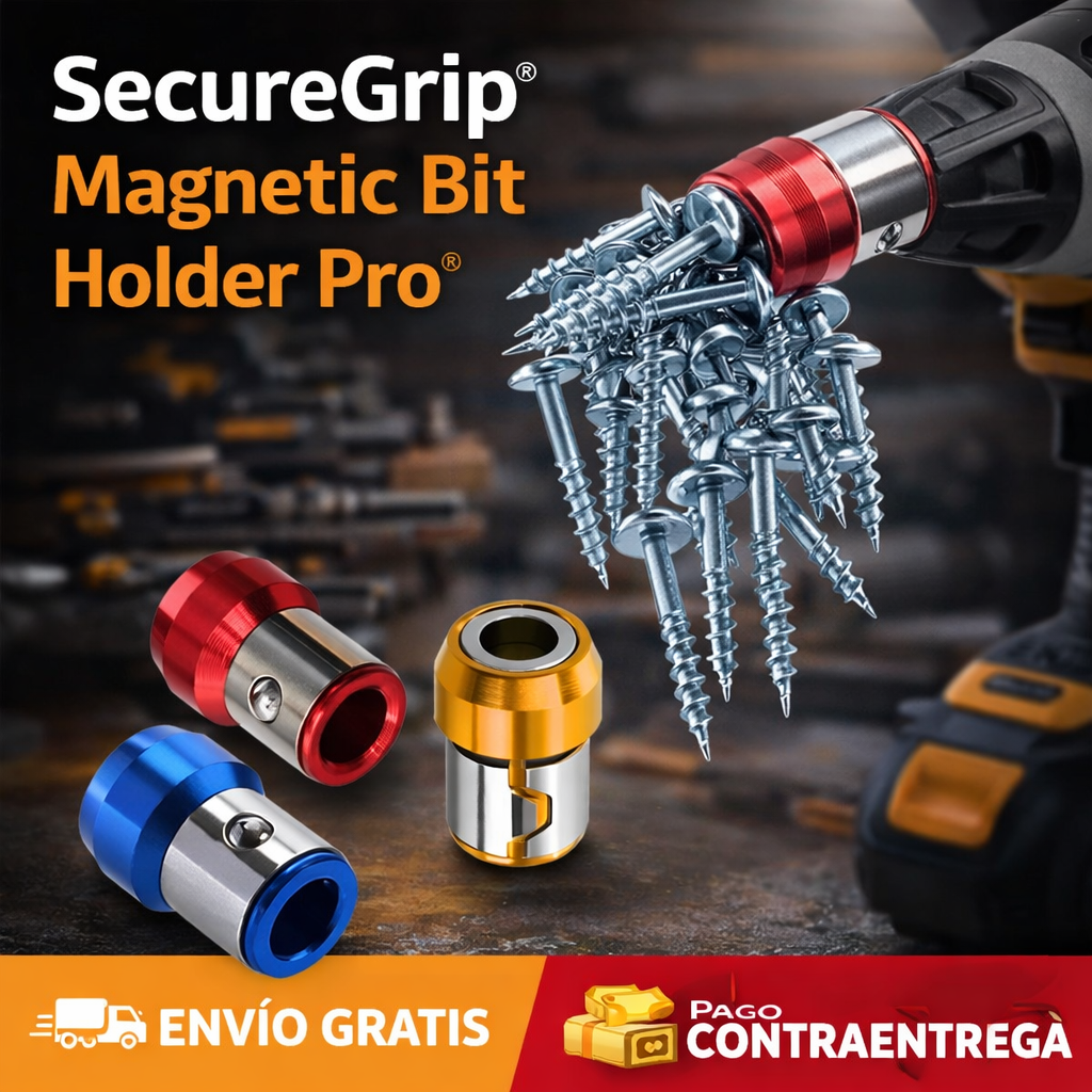 Set x3 Porta Puntas Magnéticas SecureGrip Magnetic Bit Holder Pro®
