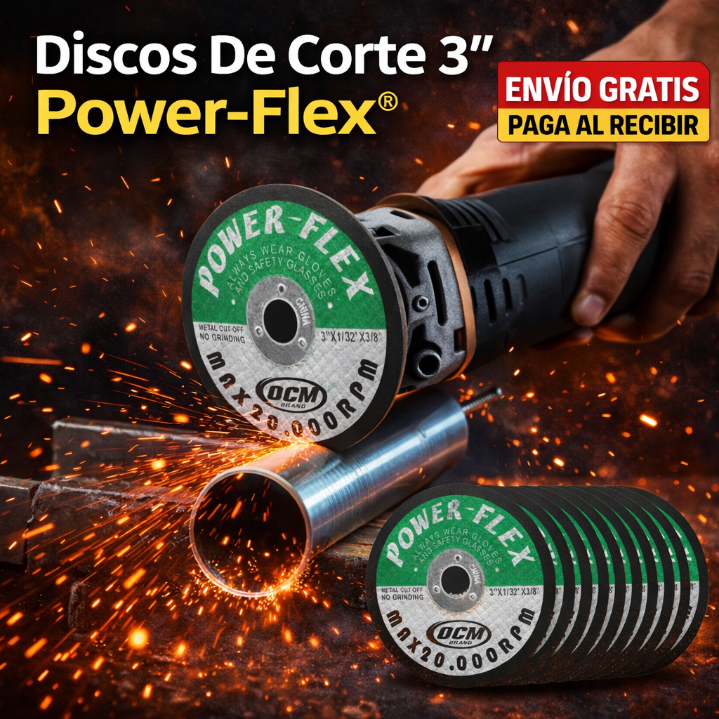 Discos De Corte 3´´ x20 Unidades Power-Flex®