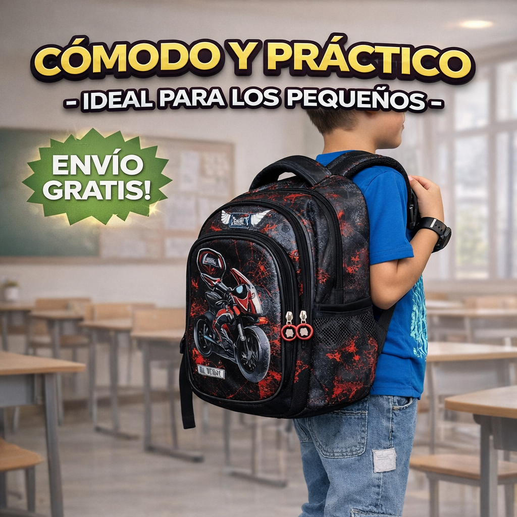Morral Trío Escolar + Cartuchera para Niñ@s