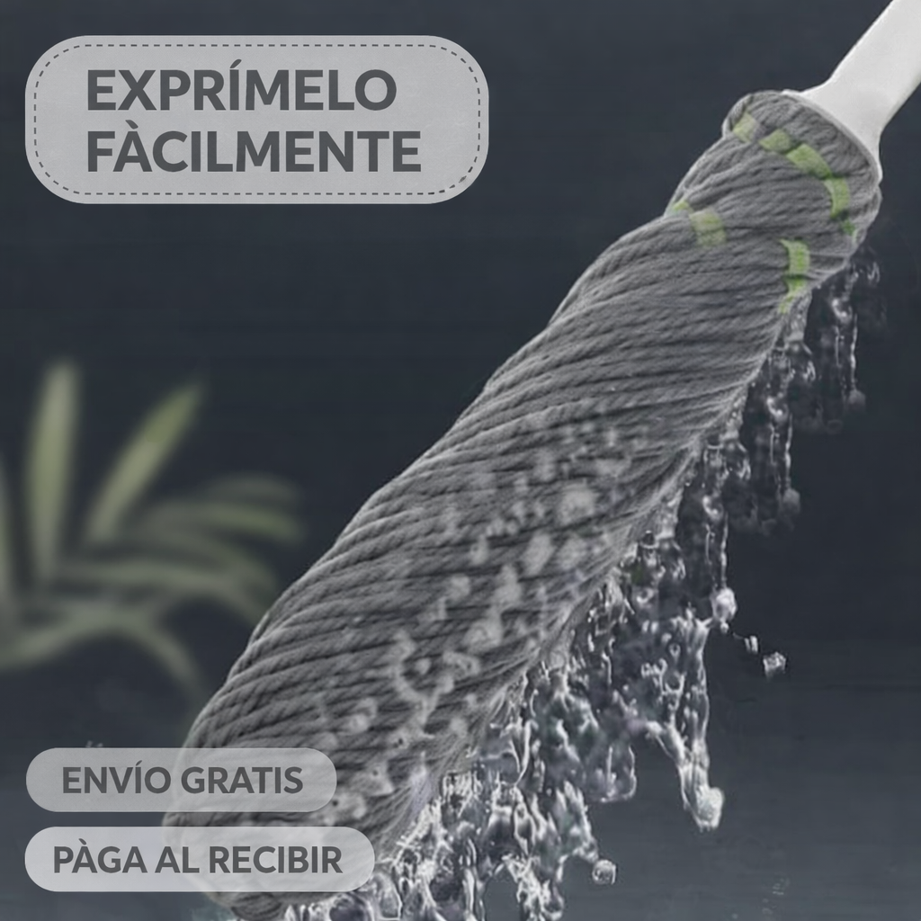 Trapero Giratorio de Microfibra SpinClean Pro®
