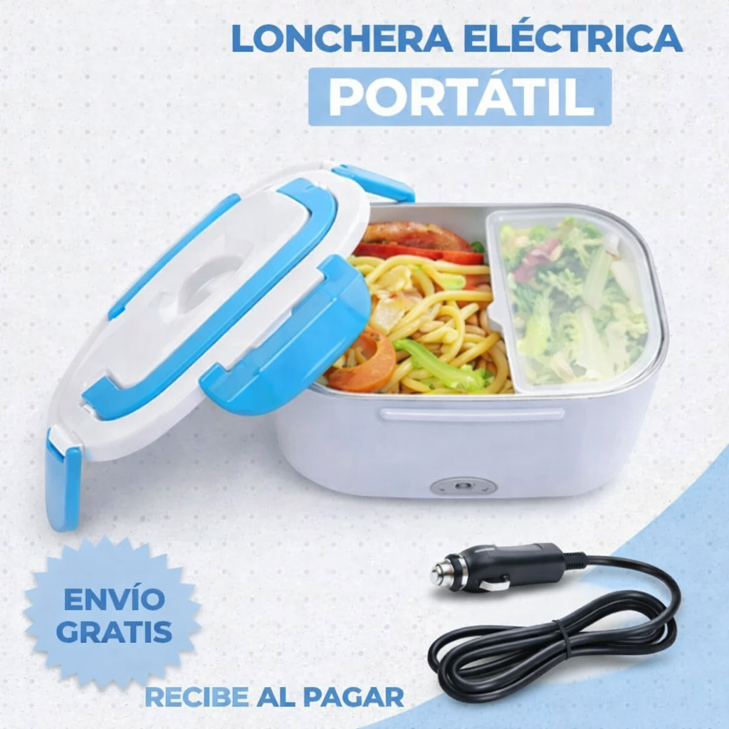 Lonchera Eléctrica Portátil para Calentar Alimentos Carro HeatBox Go®
