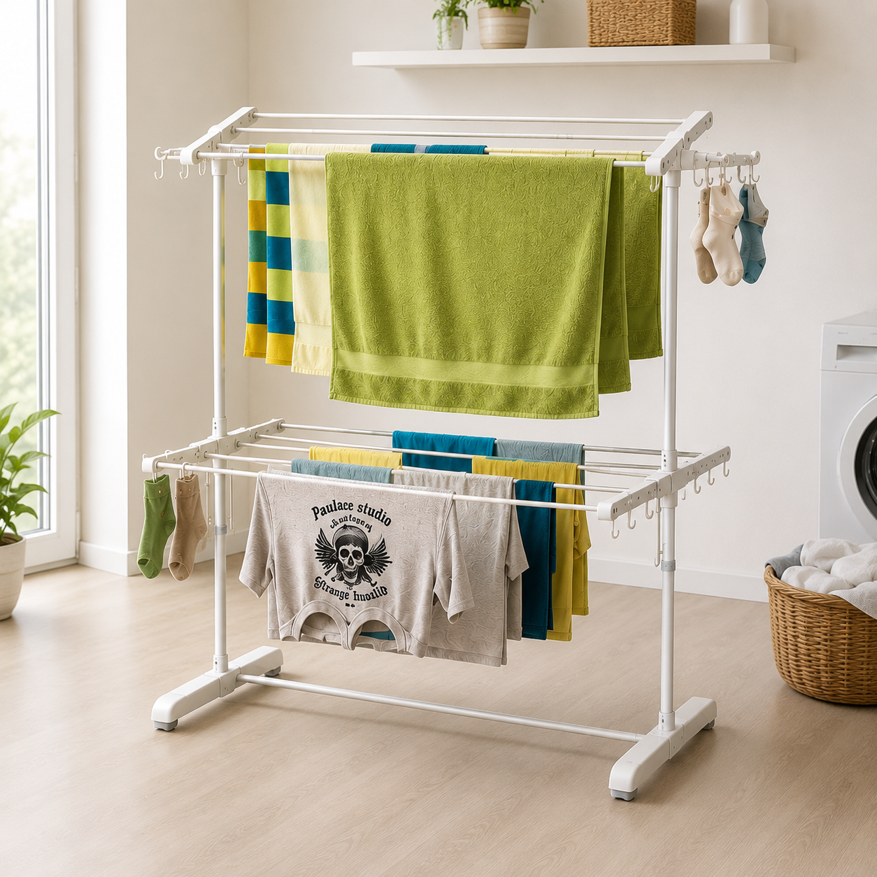 Tendedero Plegable Multifuncional DryRack Pro®