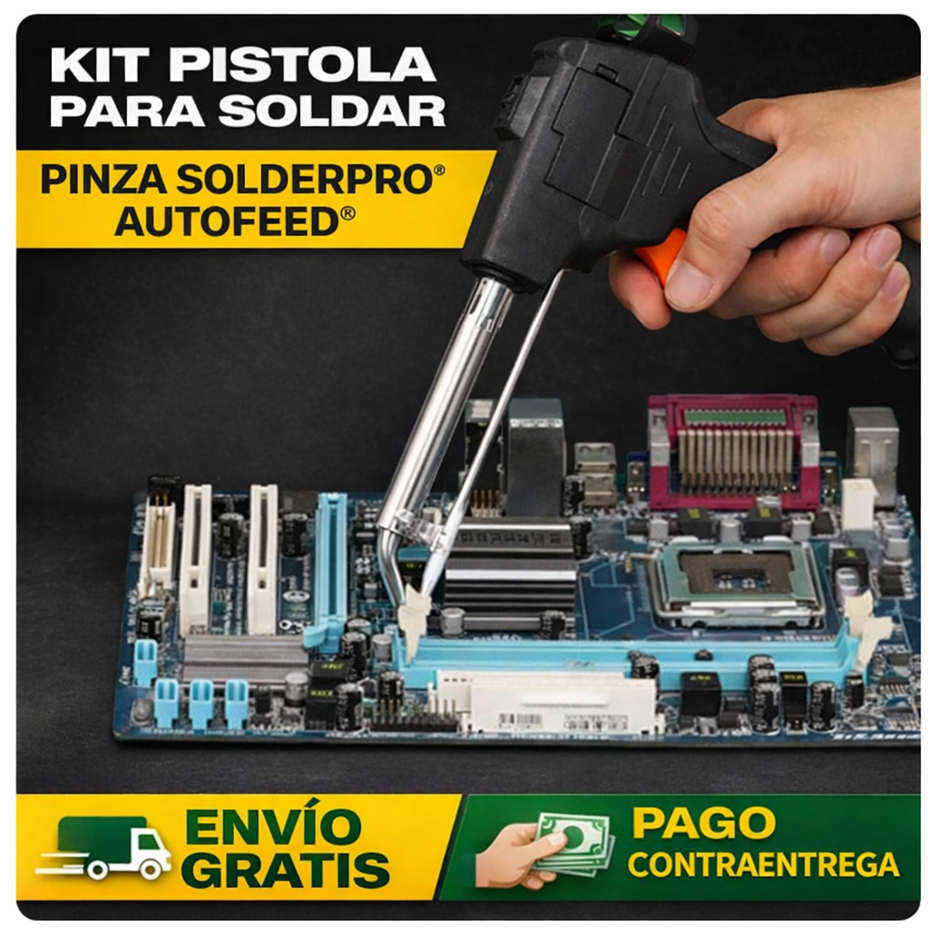 Kit Pistola para Soldar Pinza SolderPro AutoFeed®