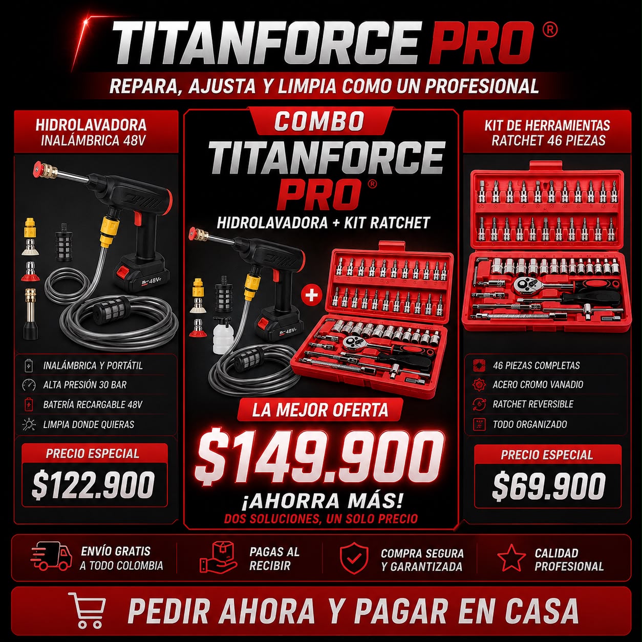 Combo Industrial TitanForce Pro®