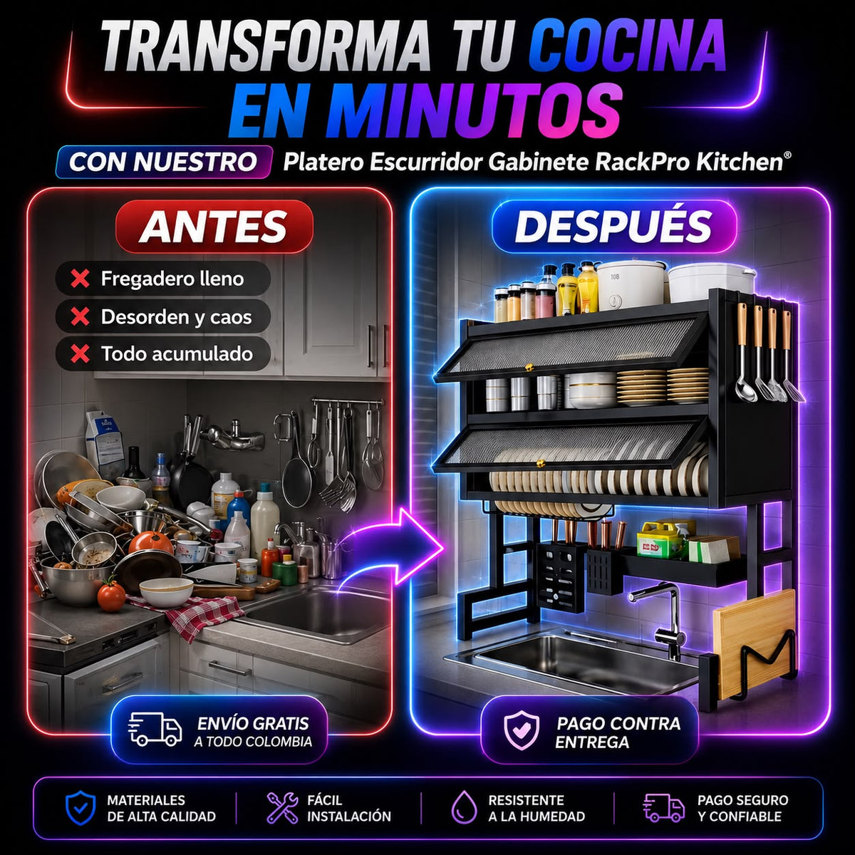 Escurridor De Platos RackPro Kitchen®