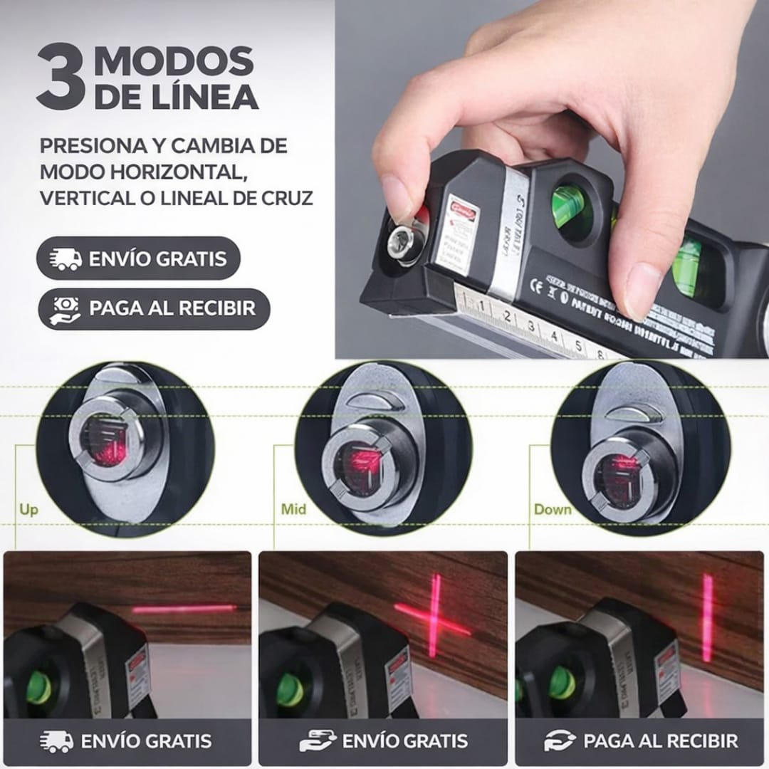 Nivel Lazer Con Metro LaserMeasure Pro®