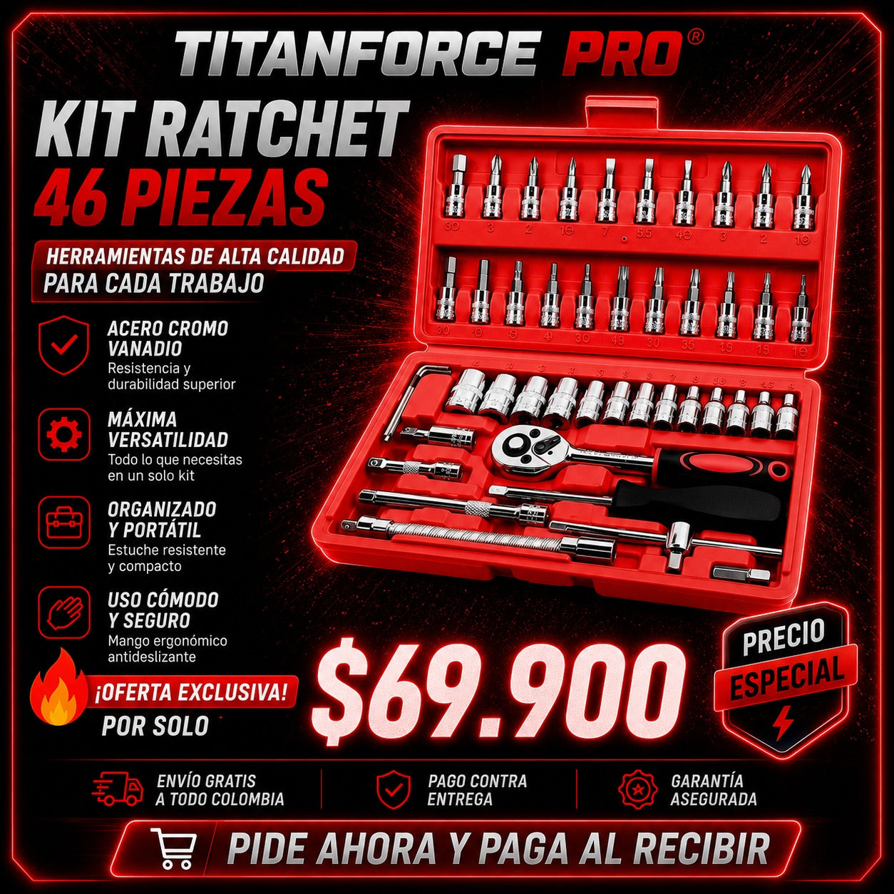 Combo Industrial TitanForce Pro®