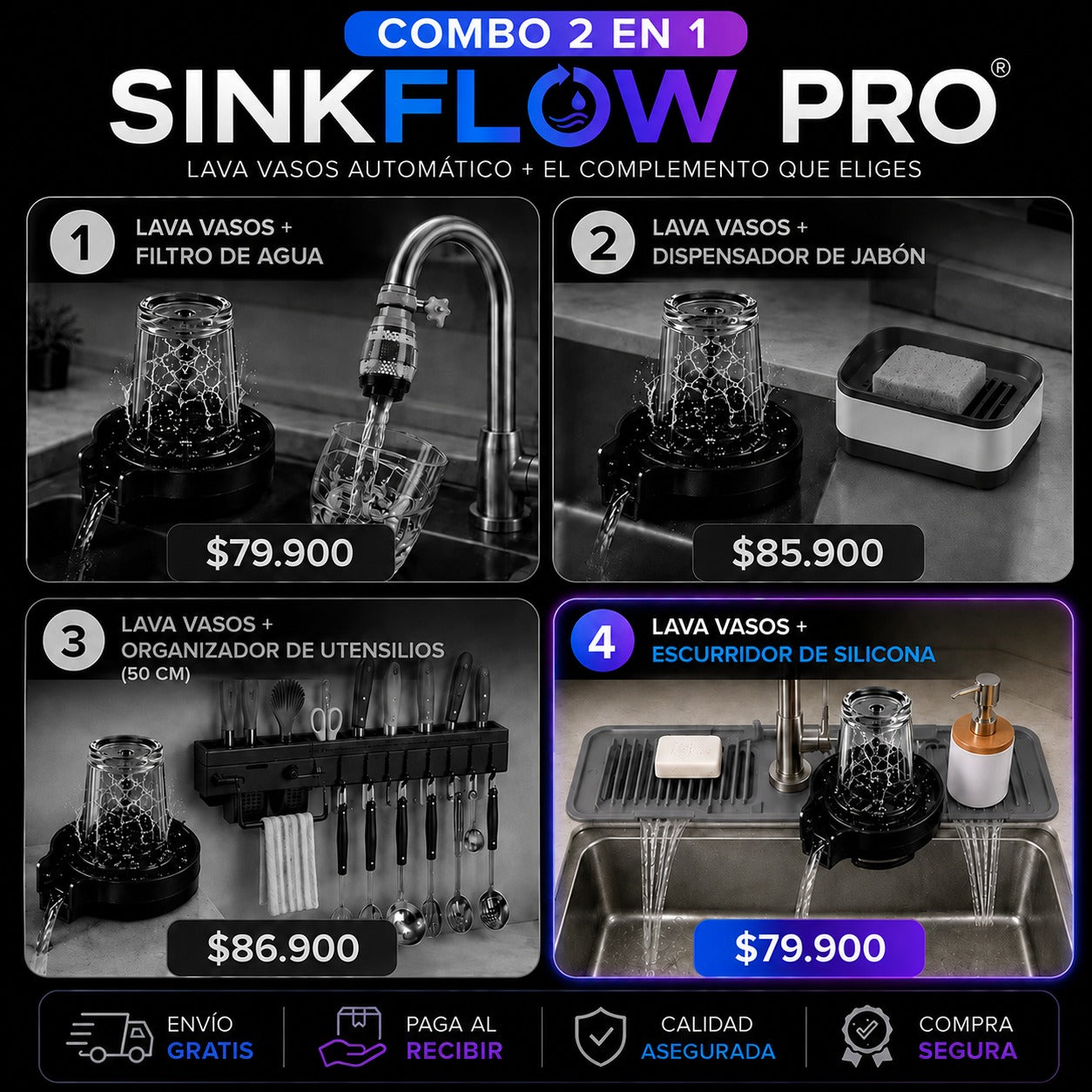 Combo 2 en 1 SinkFlow Pro®