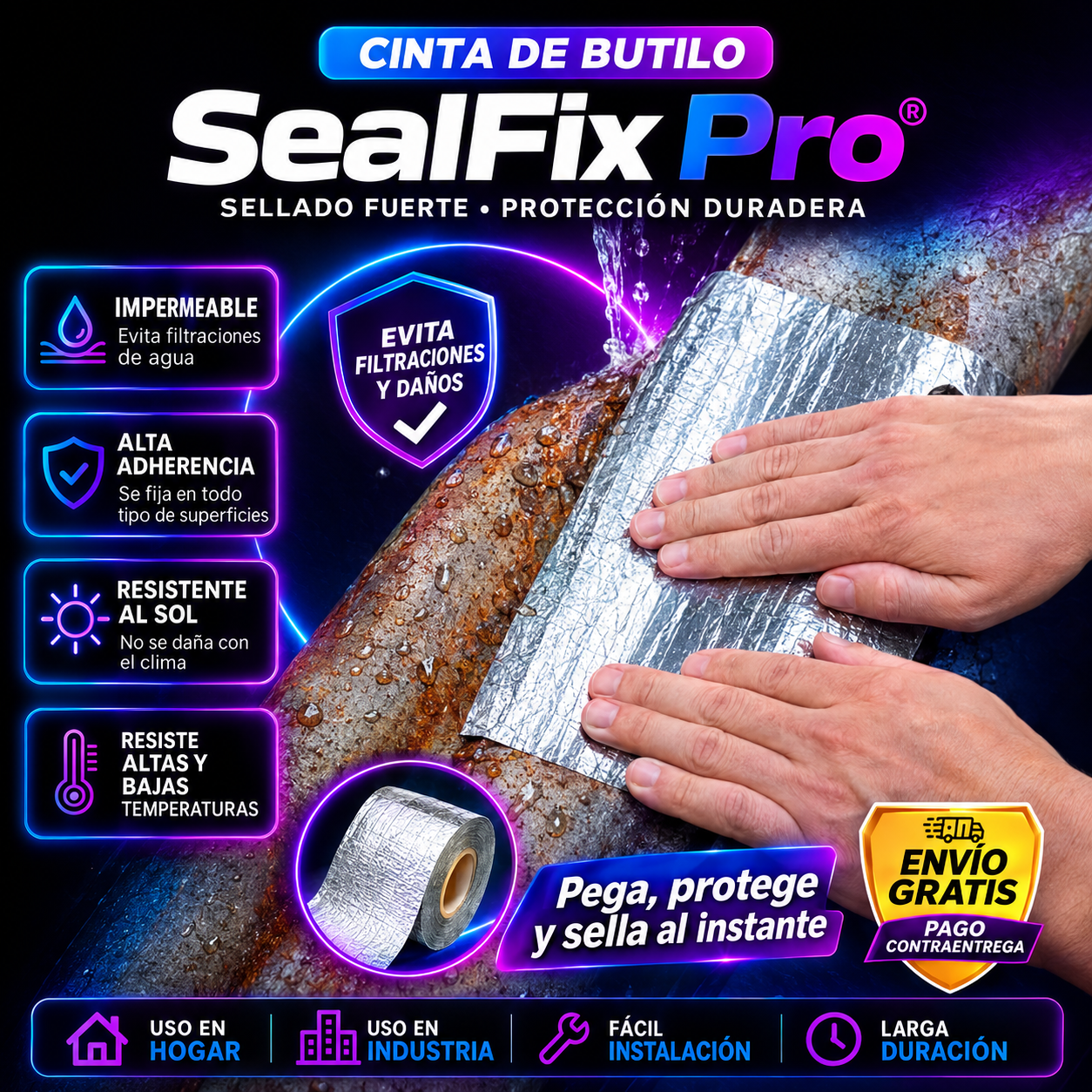Cinta De Butilo Impermeable SealFix Pro®
