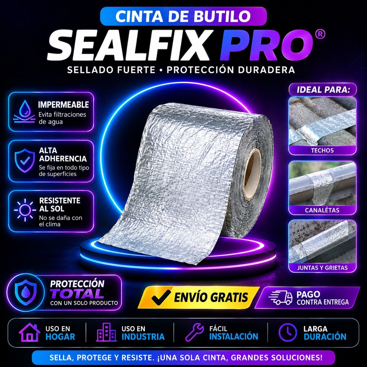 Cinta De Butilo Impermeable SealFix Pro®